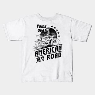 American Pride Motorcycle Kids T-Shirt